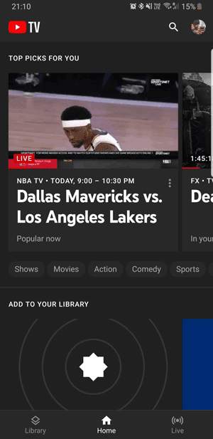 صورة لـ كيفية الوصول إلى YouTube TV خارج الولايات المتحدة | yttv_mobile-R0MY8bgs-DzTechs