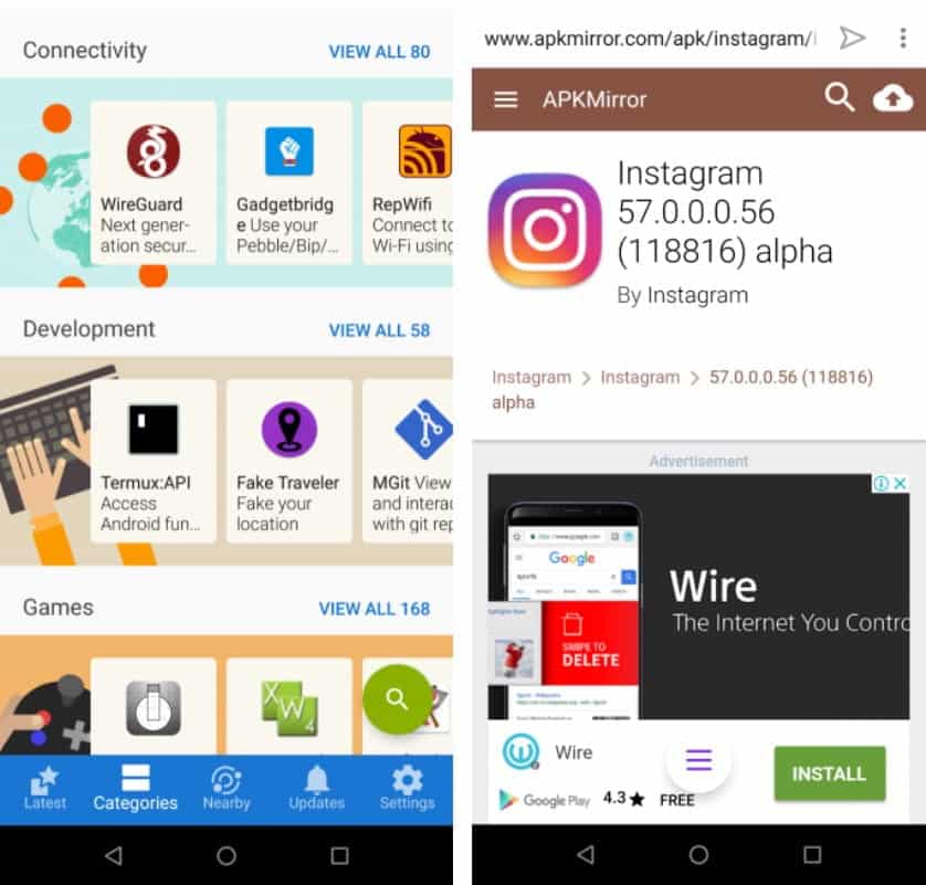 صورة لـ كيفية تنزيل أي شيء على الويب مجانًا: أفضل النصائح والأدوات | 1._Apps_Not_Available_From_the_Play_Store-vWEm2Pfs-DzTechs