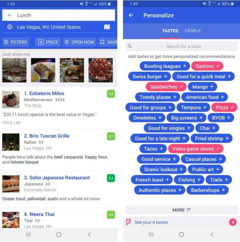 صورة لـ أفضل تطبيقات التواصل الاجتماعي للمسافرين لتحسين رحلتك القادمة | 1._Foursquare-GghqfOfs-DzTechs