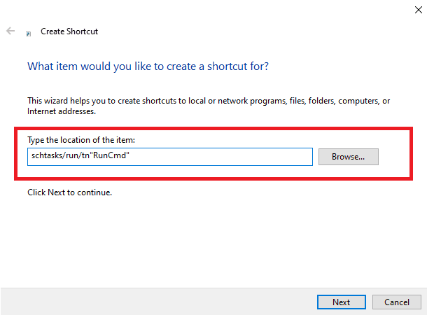 صورة لـ تشغيل موجه الأوامر بصلاحيات المسؤول باستخدام اختصار سطح المكتب | 2-1-DzTechs