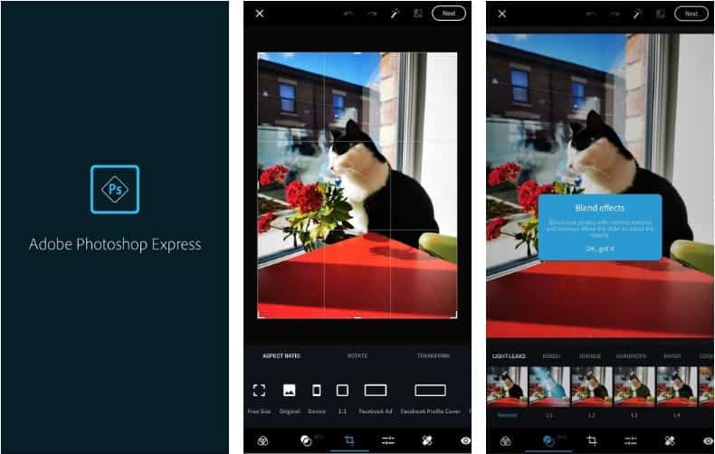 صورة لـ أفضل تطبيقات Android لإقتصاص الصور وتقليل حجمها وأبعادها | 2._Adobe_Photoshop_Express-JhEzqOfs-DzTechs
