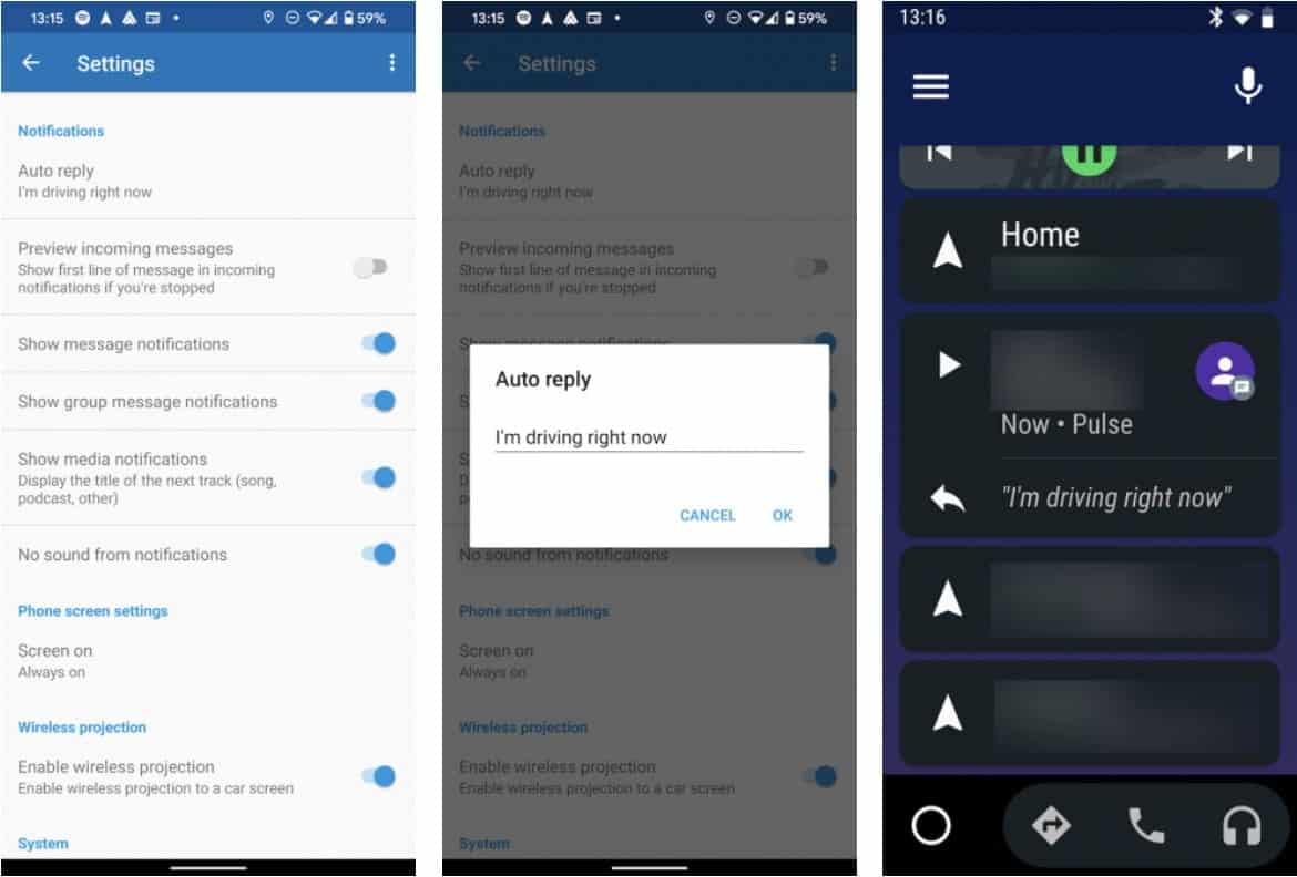 صورة لـ كيفية إرسال الردود التلقائية على الرسائل النصية على Android | Automatically_Respond_While_Driving_With_Android_Auto-q8VyBQfs-DzTechs