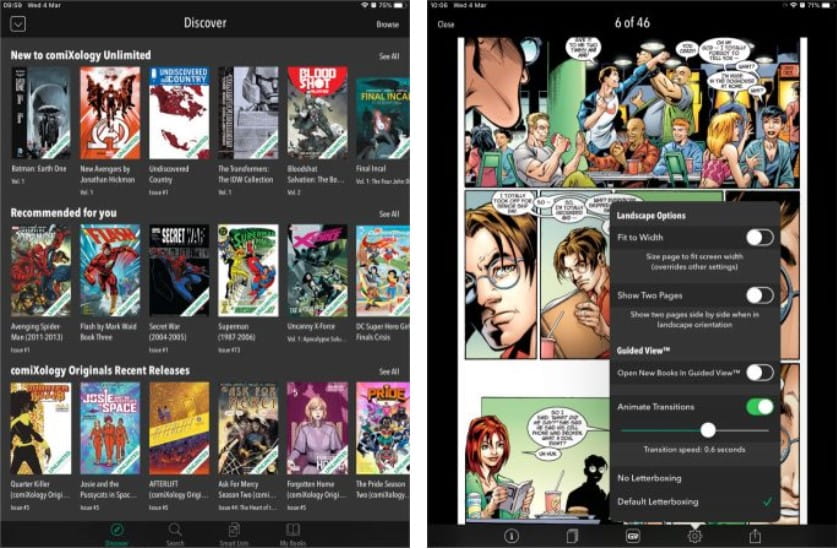 صورة لـ أفضل التطبيقات لقراءة القصص المصورة على iPad | ComiXology-96hkBPfs-DzTechs
