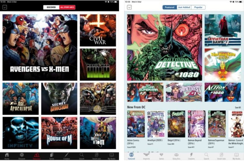 صورة لـ أفضل التطبيقات لقراءة القصص المصورة على iPad | Comic_Book_Publishers-vwhkBPfs-DzTechs