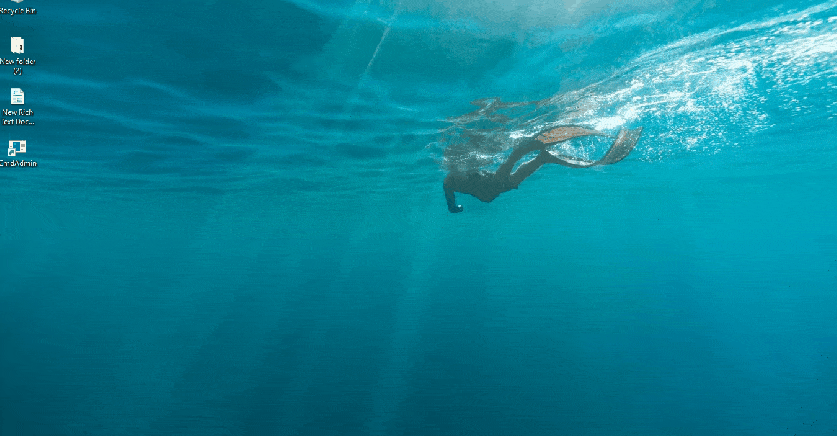 صورة لـ تشغيل موجه الأوامر بصلاحيات المسؤول باستخدام اختصار سطح المكتب | Command-GIF-DzTechs