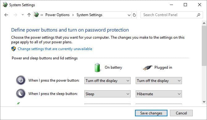 صورة لـ أسرع الطرق لإيقاف تشغيل الشاشة في Windows | Control_Panel_Control_Panel_Power_Button_Settings_670x388-BCkmzPfs-DzTechs