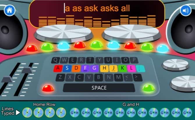 صورة لـ أفضل مواقع الويب والألعاب لتعليم الأطفال الكتابة على لوحة المفاتيح بطريقة مُمتعة | DanceMatTyping_web-hd03GNfs-DzTechs