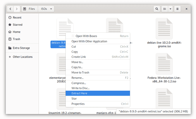 صورة لـ كيفية استخراج محتويات ملفات ISO على Linux | ExtractISOLinux_GNOME_Files-XQEsXPfs-DzTechs