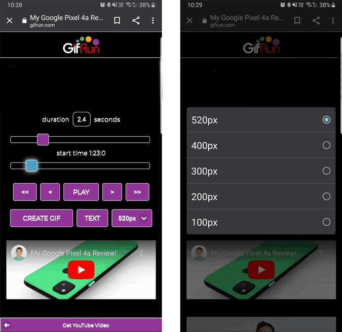 صورة لـ كيفية إنشاء صور GIF من مقاطع فيديو YouTube | GifRub-1mZIWcgs-DzTechs