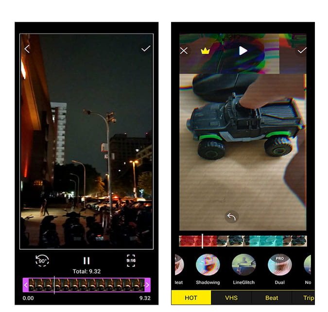 صورة لـ أفضل تطبيقات تأثيرات فلاتر الفيديو لنظامي iOS و Android | Glitch-FnmlRegs-DzTechs