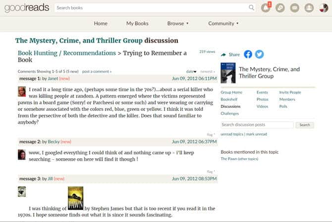 صورة لـ كيفية العثور على كتاب دون معرفة العنوان أو المؤلف | Goodreads_Discussion_Board-QMwsPQfs-DzTechs