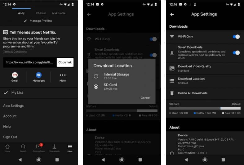 صورة لـ كيف يُمكن توفير المساحة على Android عن طريق نقل محتوى Netflix إلى بطاقة SD | How2Bto2BSave2BNetflix2BDownloads2Bto2Ban2BSD2BCard-DzTechs