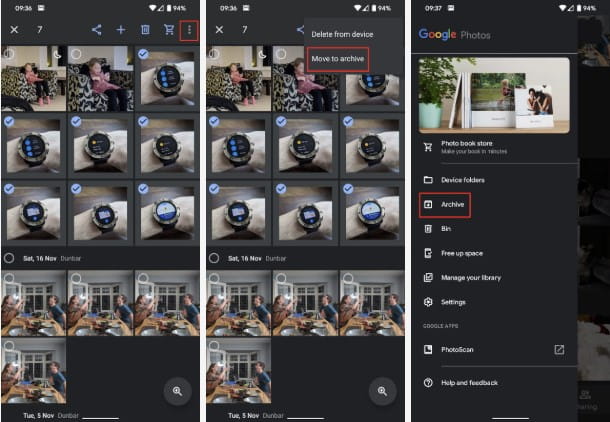 صورة لـ أفضل الطرق لإخفاء الصور على نظام Android وأين يُمكن أن تفشل | How_to_archive_photos_in_Google_Photos-Up4dTNfs-DzTechs