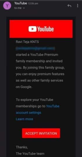 صورة لـ كيفية الترقية إلى الخطة العائلية على YouTube Premium وهل يجب عليك؟ | IMG_20200307_WA0000_e1583938254751-kPVAlPfs-DzTechs