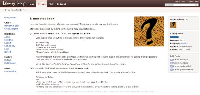 صورة لـ كيفية العثور على كتاب دون معرفة العنوان أو المؤلف | LibraryThing-gbxsPQfs-DzTechs