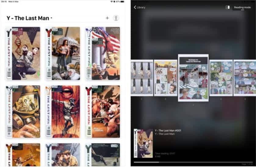 صورة لـ أفضل التطبيقات لقراءة القصص المصورة على iPad | Panels-SEhkBPfs-DzTechs