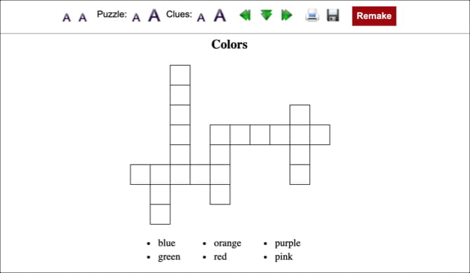 صورة لـ أفضل الأدوات عبر الانترنت لإنشاء الألغاز مجانًا للتحديات الخاصة بك | PuzzleFastOnlinePuzzleMaker_Crossword-Sv4uuOfs-DzTechs