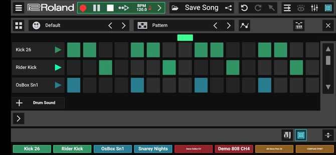 صورة لـ أفضل تطبيقات Android لإنتاج الموسيقى بشكل إحترافي | Screenshot_20200224_190043_jp.co_.roland.zenbeats-r8vTeOfs-DzTechs
