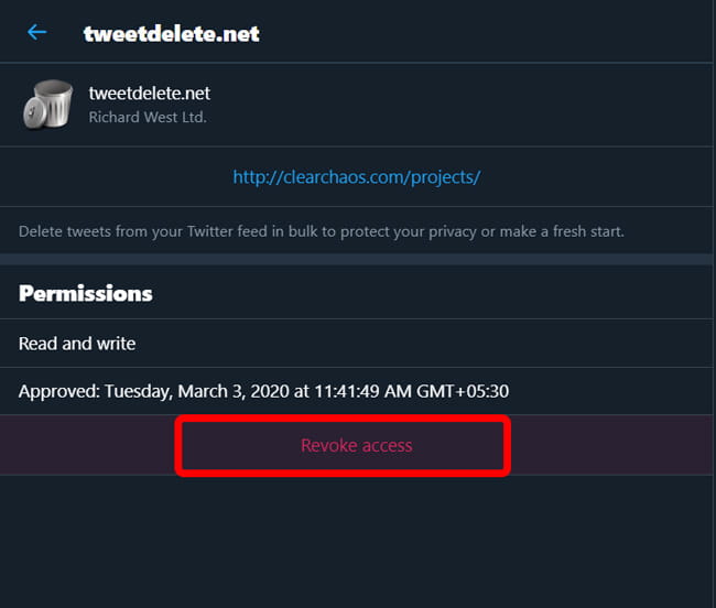 صورة لـ كيفية حذف جميع تغريداتك في آن واحد على Twitter؟ | Screenshot_62__1_-Ak7h7Ofs-DzTechs