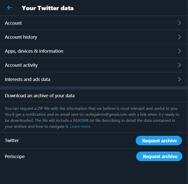 صورة لـ كيفية حذف جميع تغريداتك في آن واحد على Twitter؟ | Screenshot_63-Tr7h7Ofs-DzTechs