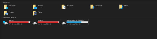 صورة لـ كيفية إضافة Google Drive إلى مستكشف ملفات Windows | Screenshot_91-LRlQ5Ofs-DzTechs