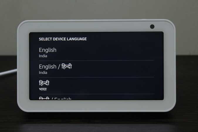 صورة لـ كيفية إعداد Amazon Echo Show 5 لأول مرة | Select-language-DzTechs