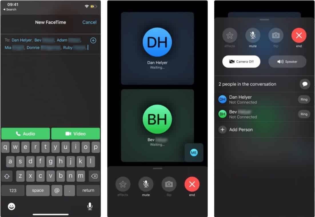 صورة لـ كيفية إجراء مكالمة جماعية على iPhone | Start_a_Group_Chat_Using_FaceTime-DQQuBPfs-DzTechs