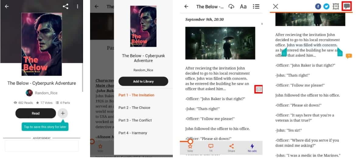 صورة لـ كيفية قراءة الكتب الإلكترونية بشكل مجاني باستخدم Wattpad | Wattpad_2-iZe4TQfs-DzTechs