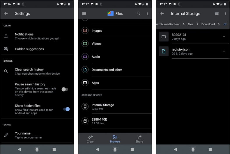 صورة لـ كيف يُمكن توفير المساحة على Android عن طريق نقل محتوى Netflix إلى بطاقة SD | Where2Bare2BNetflix2BDownloads2BStored2Bon2BAndroid-DzTechs