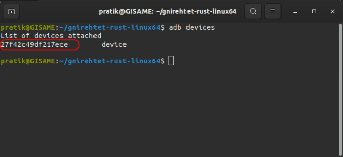 صورة لـ تطبيق يُتيح لك مشاركة شبكة WiFi على Ubuntu مع Android | adb_devices-NJJcMPfs-DzTechs