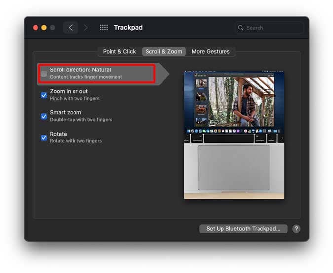 صورة لـ كيفية تعيين اتجاه تمرير مختلف للماوس ولوحة اللمس على نظام macOS؟ | amethod12-FCkmNcgs-DzTechs