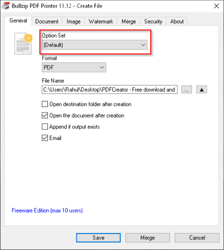صورة لـ أفضل الأدوات التي تُوفر وظيفة الطباعة إلى PDF لـ Windows | bullzip_pdf_printer_tool-MeX8rOfs-DzTechs
