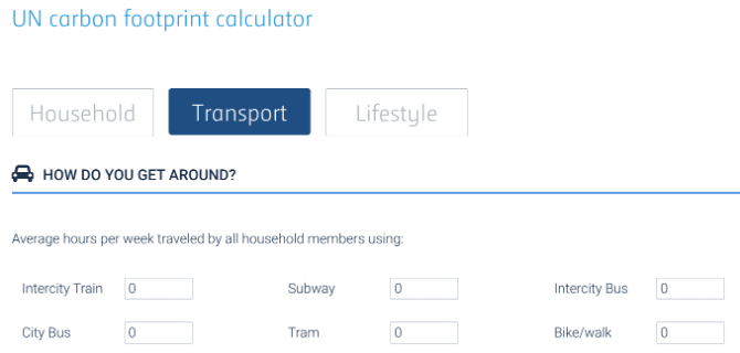 صورة لـ أفضل التطبيقات المجانية لحساب البصمة الكربونية التي تُسببها وكيفية تقليلها | calculate_carbon_footprint_official_UN_calculator-gY8NCNfs-DzTechs