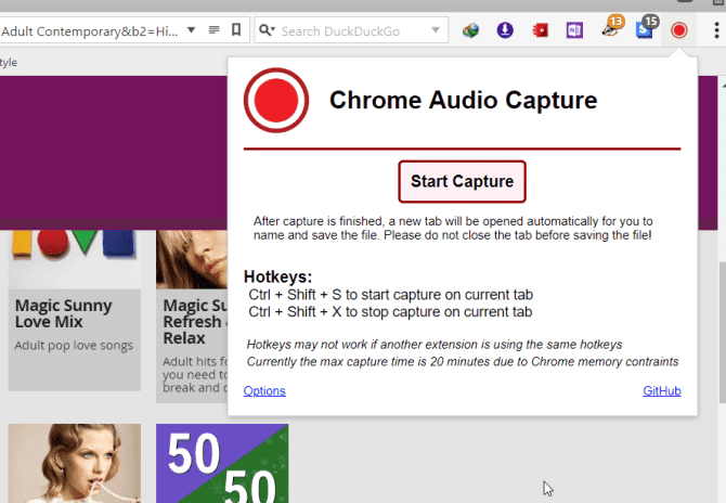 صورة لـ كيفية تنزيل أي شيء على الويب مجانًا: أفضل النصائح والأدوات | chrome_audio_capture_extension_for_chrome-eeFm2Pfs-DzTechs