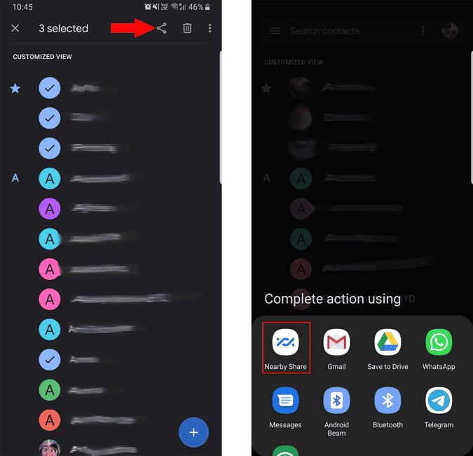 صورة لـ نصائح وحيل المشاركة عن قرب التي تجعلها تتفوق على Airdrop | contacts-7IapNcgs-DzTechs
