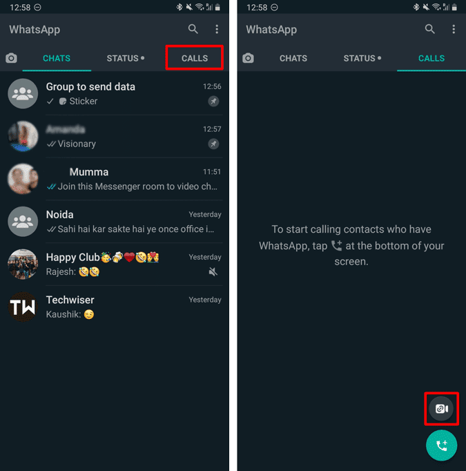 صورة لـ كيفية إجراء مكالمات فيديو جماعية مع 50 شخصًا على WhatsApp (Android) | create_messenger_rooms_in_whatsapp_calls-U1nCRegs-DzTechs
