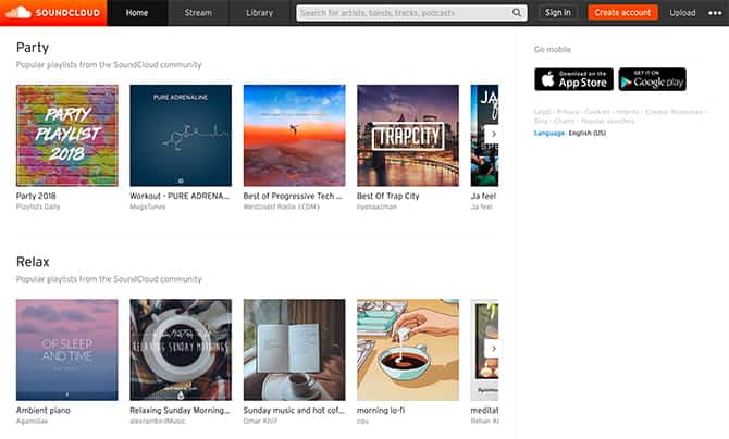 صورة لـ أشياء مُمتعة يمكنك القيام بها عبر الإنترنت عندما تشعر بالإبداع | creative_things_to_do_online_01_discover_new_music_soundcloud-D1n9BOfs-DzTechs