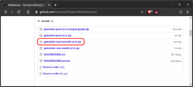 صورة لـ تطبيق يُتيح لك مشاركة شبكة WiFi على Ubuntu مع Android | download_gnirehtet_app-KPJcMPfs-DzTechs