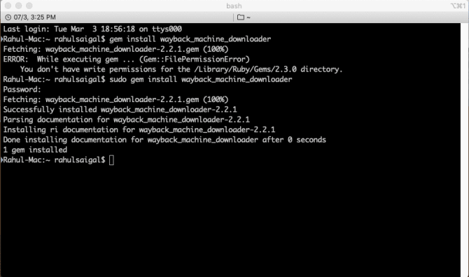 صورة لـ كيفية تنزيل أي شيء على الويب مجانًا: أفضل النصائح والأدوات | download_website_with_wayback_machine_downloader-oiFm2Pfs-DzTechs