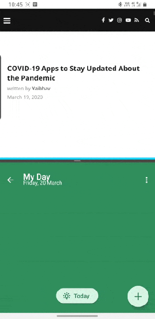 صورة لـ أفضل النصائح والحيل على Microsoft To-Do لإدارة المهام بشكل أفضل | drag-and-drop-text-from-chrome-to-do-app-DzTechs