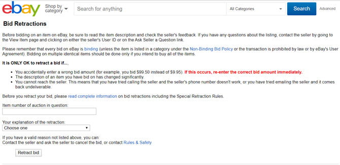 صورة لـ كيفية إزالة أو سحب المزايدة على موقع eBay | eBay_Bid_Retraction_Form-J1cC3Pfs-DzTechs
