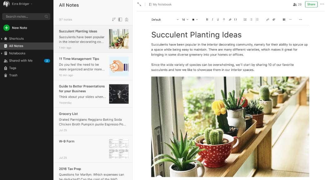 صورة لـ مُقارنة بين Evernote و OneNote: إيجابيات وسلبيات التطبيقين الرائدين في تدوين الملاحظات | evernote_vs_onenote_2-r3NSmPfs-DzTechs