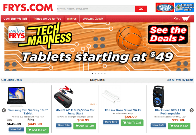 صورة لـ أفضل مواقع التسوق عبر الإنترنت للإلكترونيات الرخيصة | frys_670x461-ESY32Qfs-DzTechs