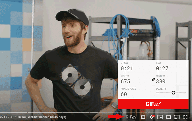 صورة لـ كيفية إنشاء صور GIF من مقاطع فيديو YouTube | gifit-zfaKWcgs-DzTechs