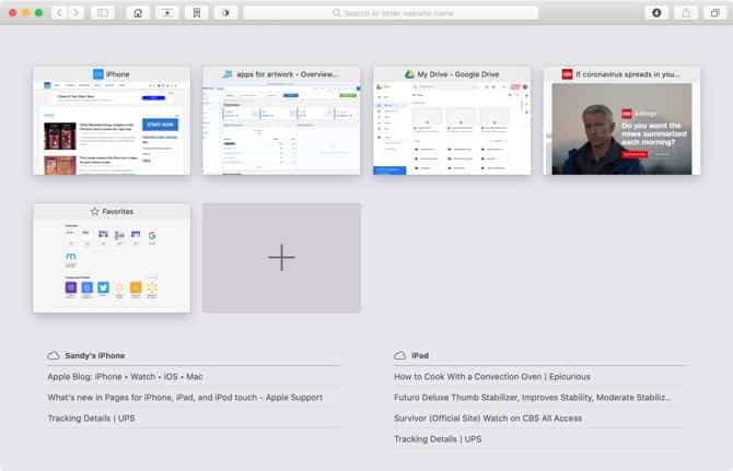صورة لـ النصائح والحيل الأساسية على Safari لمستخدمي Mac | iCloudTabsInSafariTabOverview-vdqWHOfs-DzTechs