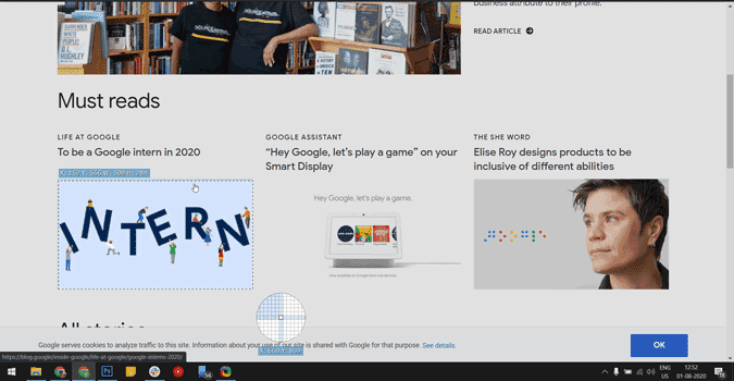 صورة لـ كيفية التقاط لقطة شاشة مع تضمين مؤشر الماوس على Windows 10 | intern-dpsJAcgs-DzTechs