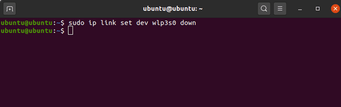 صورة لـ كيفية تمكين عنوان MAC العشوائي على أي جهاز | ip_link_wifi_adapter_down_1-3Cf9wegs-DzTechs