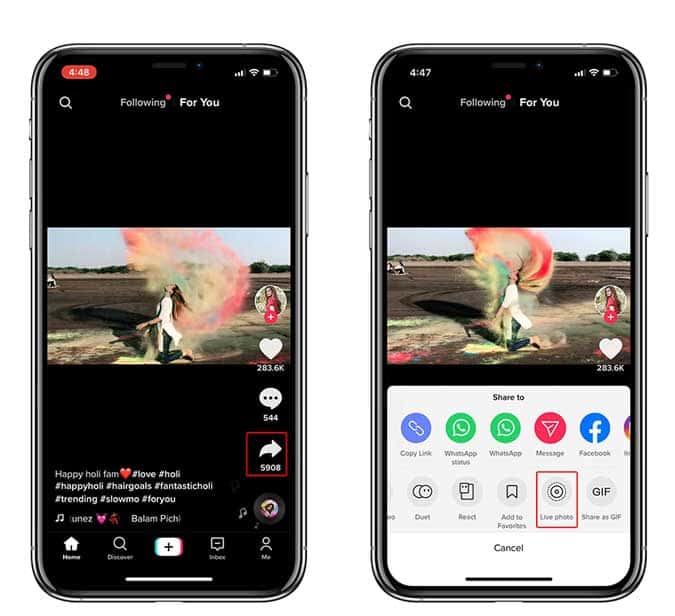 صورة لـ أفضل النصائح والحيل على TikTok التي يجب أن يعرفها كل المستخدمين الجدد | live_photo-Z9SfiPfs-DzTechs