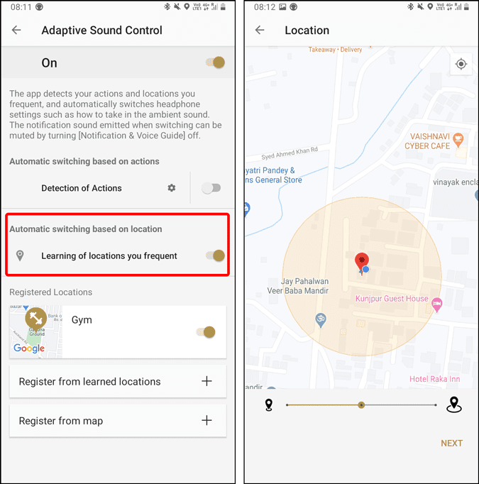 صورة لـ أفضل النصائح والحيل لـ Sony WH-1000XM3 | location_based_noise_cancellation_sony-4UhTregs-DzTechs