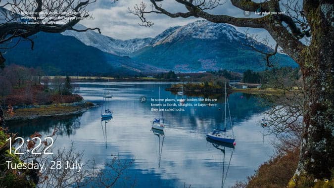 صورة لـ كيفية أخذ لقطة شاشة لشاشة تسجيل الدخول على Windows 10 | lock_screen-ZKvvWbgs-DzTechs